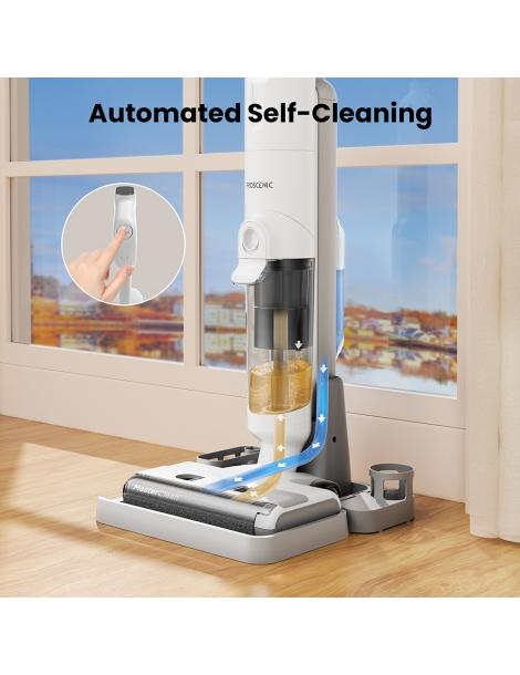 Proscenic F10 Pro Aspirapolvere lavapavimenti senza fili 30 minuti di autonomia autopulente schermo LED Sconto