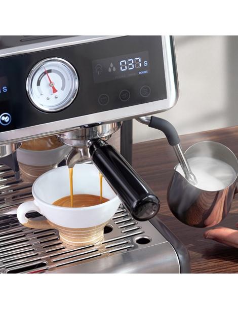 HiBREW H7A Macchina per caffè espresso 20 bar di pressione sistema a doppia caldaia macinino a 30 livelli Economico