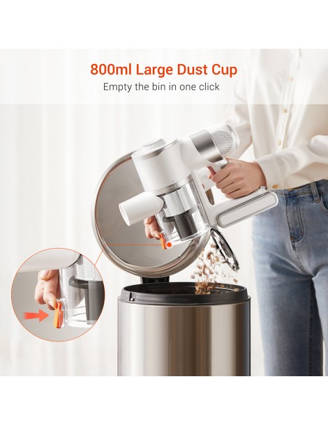 Ultenic U10 Pro Aspirapolvere a batteria 400W 27Kpa aspirazione massima filtrazione a 5 strati 115000rpm velocità motore 50% di sconto per tempo limitato