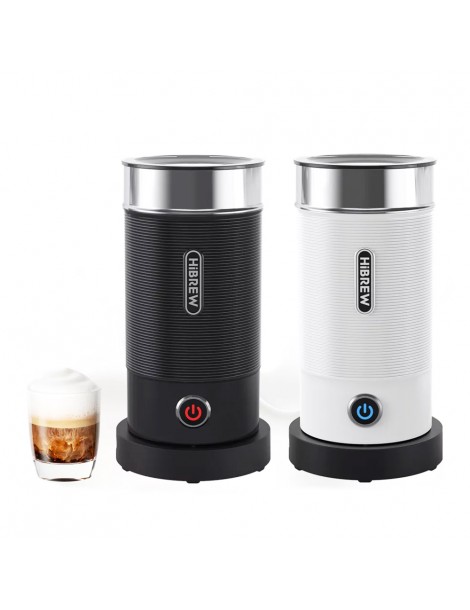 HiBREW M1A 450W Macchina montalatte miscelatore di cioccolato per latte freddo/caldo e cappuccino - Bianco Italy