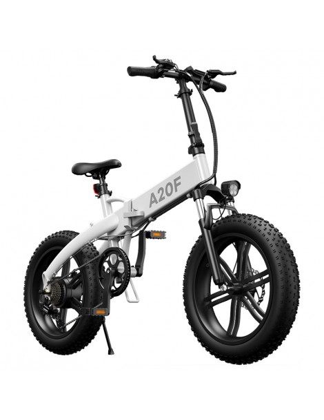 ADO A20F+ Bici Elettrica Pieghevole 250W Motore Mozzo senza Spazzole Batteria 36V 10.4Ah - Bianco Affare Del Giorno