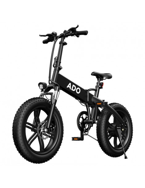 ADO A20F+ Bici Elettrica Pieghevole 250W Motore Mozzo senza Spazzole Batteria 36V 10.4Ah - Nero Offerta
