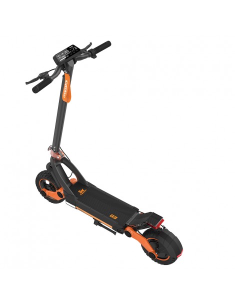 KUGOO KIRIN G3 Adventurers Dream Scooter Elettrico Pieghevole - Motore Brushless da 1200W e Batteria da 52V 18Ah - Nero Sottocosto