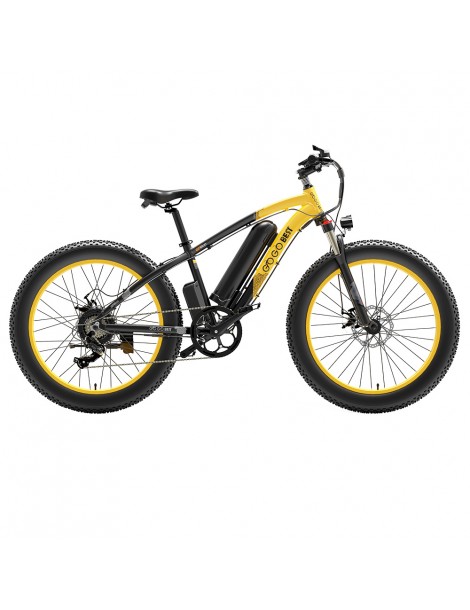 GOGOBEST GF600 26 Pollici Pneumatici Grassi Bicicletta Elettrica Pieghevole 1000W Motore 48V 13Ah Batteria - Nero Giallo Convenienza