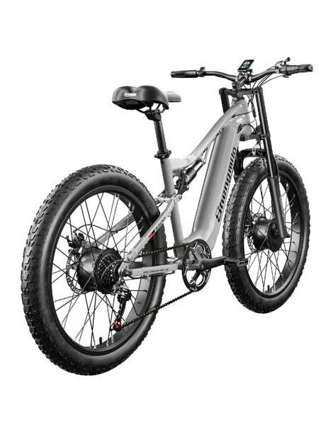 Shengmilo S600 Bicicletta elettrica motore 1000W*2 batteria 48V 17.5AH pneumatici 26 pollici velocità massima 50km/h 160N.M Economico