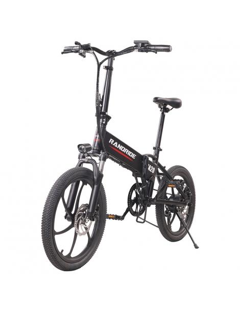 RANDRIDE YA20 Bici Elettrica Pieghevole 500W Motore 40km/h Velocità Massima 48V 12.8Ah Batteria 80-90 Autonomia Massima Online