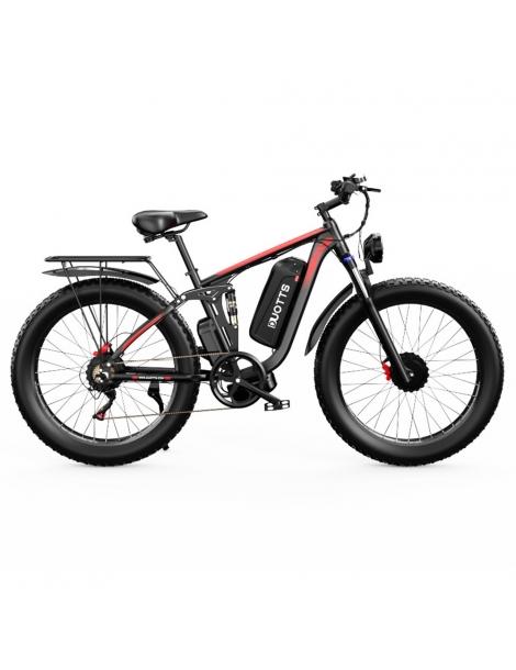 DUOTTS S26 26*4.0in Bici Elettrica Pneumatici 750W*2 Motore 50km/h Velocità Massima 48V 20Ah Samsung Batteria Vendita Economica