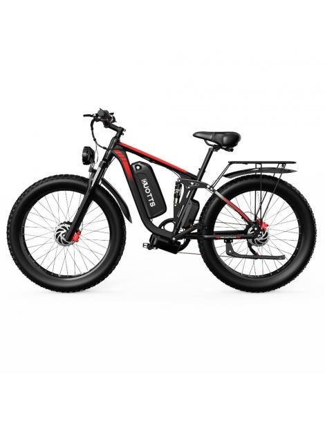 DUOTTS S26 26*4.0in Bici Elettrica Pneumatici 750W*2 Motore 50km/h Velocità Massima 48V 20Ah Samsung Batteria Vendita Economica