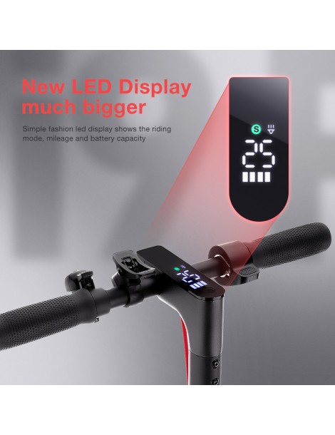 iScooter i9 Pro Scooter elettrico 8 5 pollici Pneumatico a nido d'ape 350W Motore 7 5Ah Batteria 30km/h Velocità massima Nero In Saldo
