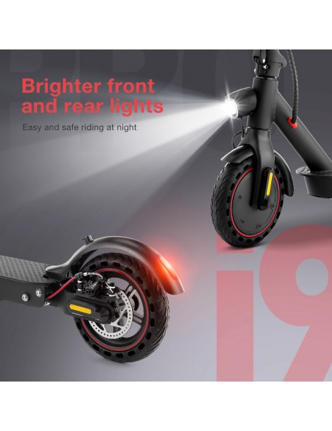 iScooter i9 Pro Scooter elettrico 8 5 pollici Pneumatico a nido d'ape 350W Motore 7 5Ah Batteria 30km/h Velocità massima Nero In Saldo