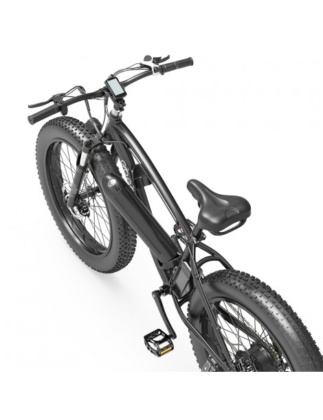 GOGOBEST GF600 26 Pollici Pneumatici Grassi Bicicletta Elettrica Pieghevole 1000W Motore 48V 13Ah Batteria - Grigio Nero 2025