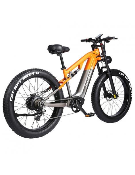 RANDRIDE YX80 Bicicletta elettrica motore 1500W batteria 48V 20Ah pneumatico CST Fat 26x4.0'' velocità massima 50km/h Italia