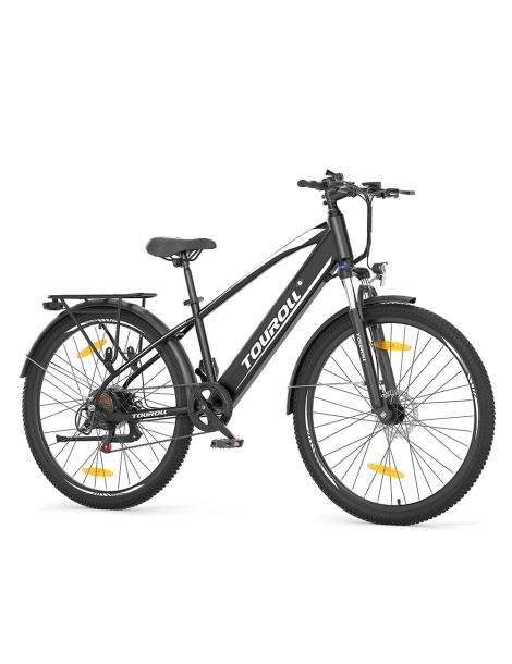 Touroll J1 Bicicletta da trekking con motore da 250W ruote da 27 5" batteria da 561 6Wh autonomia di 100 km 2025