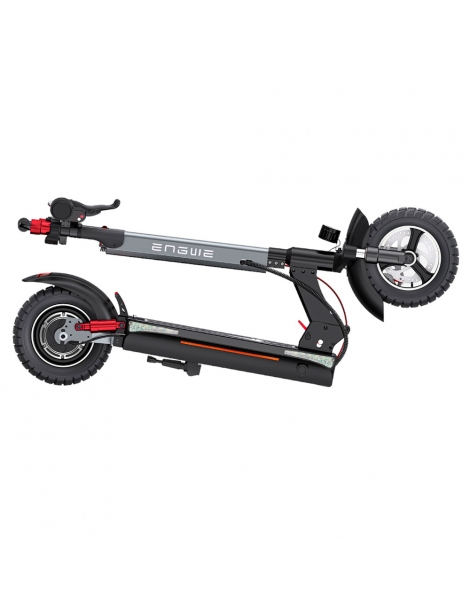 ENGWE Y600 Scooter elettrico pieghevole motore 600W batteria 48V 18.2Ah pneumatici grassi 10*4 pollici In Linea