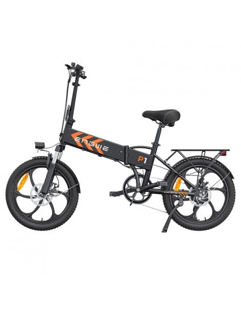 ENGWE P1 Bicicletta elettrica pieghevole pneumatico 20*3 pollici motore 250W batteria 36V 13Ah - Nero Consegna Veloce