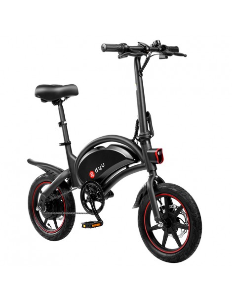 DYU D3F Con Pedale Ciclomotore Elettrico Pieghevole -10AH Batteria al Litio Fino Al -60%
