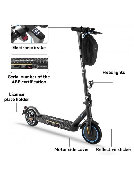 HONEYWHALE E9 con omologazione stradale (ABE) scooter elettrico pieghevole con motore da 350W batteria da 36V 7 5Ah Affare Del Giorno