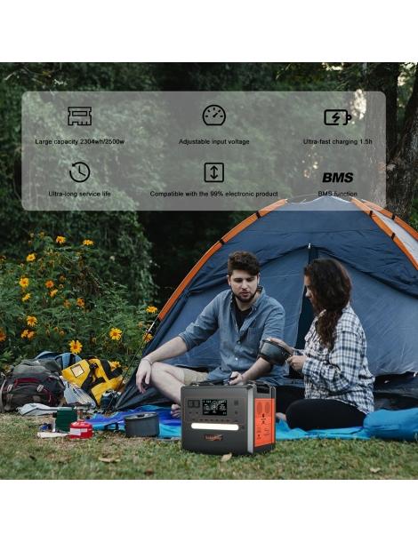 SolarPlay Q2402M 2304Wh Stazione elettrica portatile + SolarPlay T200 200W Pannello solare Hotsell