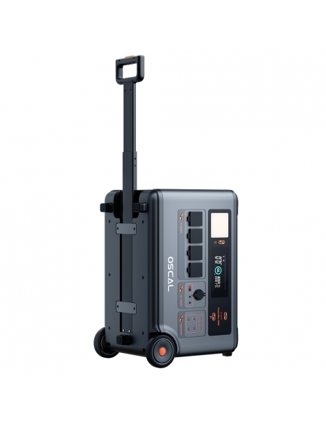 Oscal PowerMax6000 6000W Centrale Elettrica Portatile batteria LiFePO4 da 3600Wh a 57600Wh 14 uscite Vendita Economica