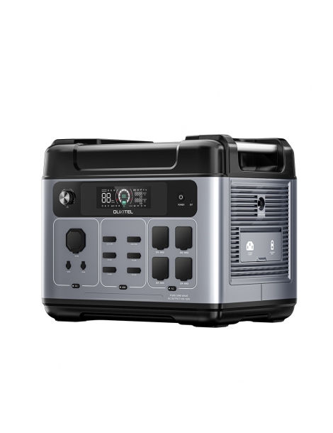 OUKITEL P2001 Plus 2400W Stazione di Alimentazione Portatile Batteria LiFePO4 da 2048 Wh 13 Prese Carica all'80% in 1 ora Saldi Di Fabbrica