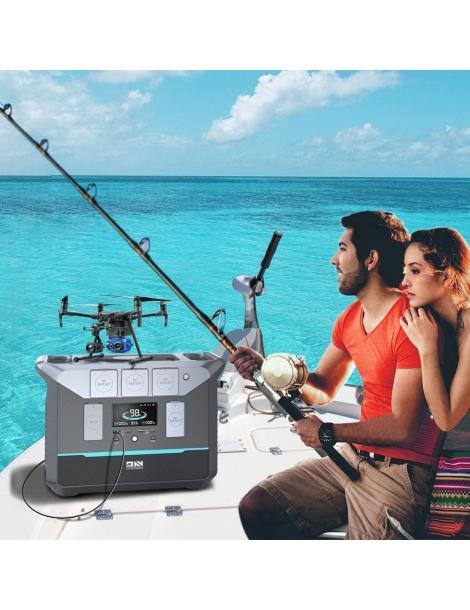 DaranEner NEO1500Pro Generatore Solare Portatile Da 1382Wh uscita CA da 1800W 14 porte In Saldo