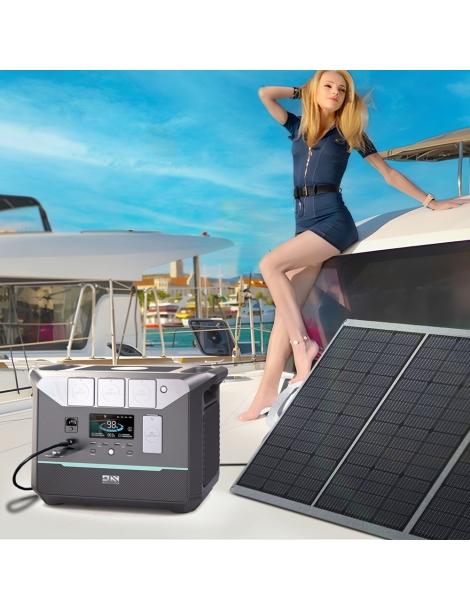 DaranEner NEO1500Pro Generatore Solare Portatile Da 1382Wh uscita CA da 1800W 14 porte In Saldo