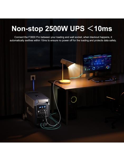 FOSSiBOT F3600 Pro 3840Wh Centrale Elettrica Portatile + 1* FOSSiBOT FB3840 Batteria Backup Elettrico Domestico Spedizione Gratuita