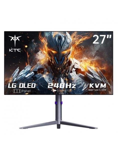 KTC G27P6 Monitor da gioco OLED da 27 pollici con risoluzione 2560x1440 aggiornamento a 240 Hz altoparlanti integrati Saldi
