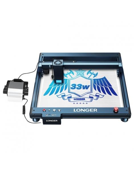 Taglierina per incisione laser Longer Laser B1 30W testa laser a 6 nuclei area di incisione 450 x 440 mm - UE Pezzi Unici