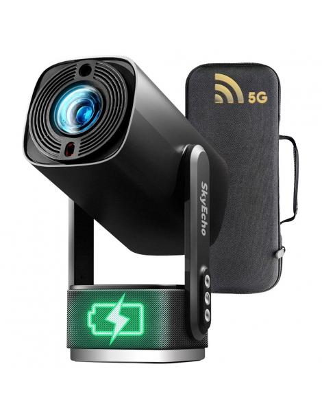 SkyEcho FreeONE Pro Proiettore portatile 350 ANSI Lumen risoluzione nativa 720P supporto gimbal a 270° Acquista Ora