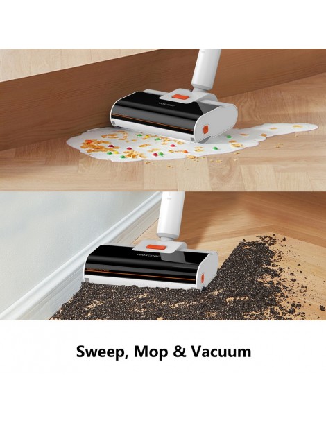 Proscenic Washvac F16 aspirapolvere a secco e a umido senza filo aspirapolvere spazzatrice 3 in 1 autopulente Presa