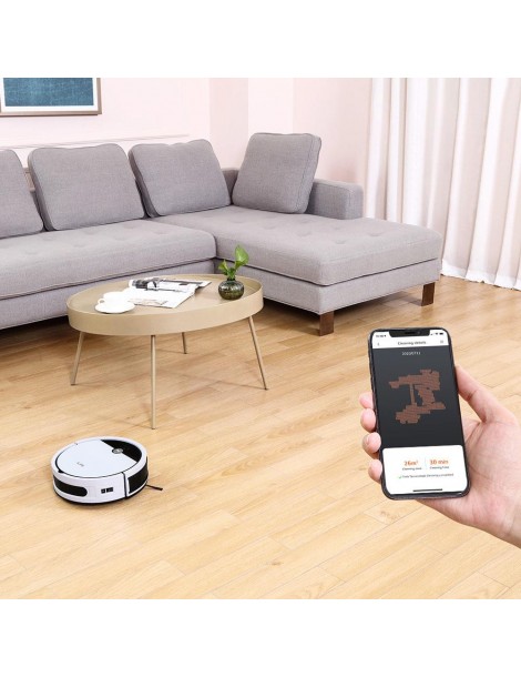 ILIFE V9e Aspirapolvere Robot Aspirazione Massima di 4000Pa Connessione Wi-Fi Grande Pattumiera da 700ml - EU Outlet