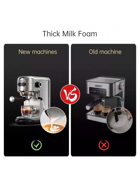 HiBREW H11 1450W Coffee Maker with Latte Cup 19 Bar Semi Auto Espresso Machine Italia