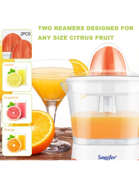 Sonifer SF5514 25W Electric Juicer Machine 1L Hand Press Citrus Juicer Maker Extractor Lemon Pomegranate Fruit Squeezer In Linea
