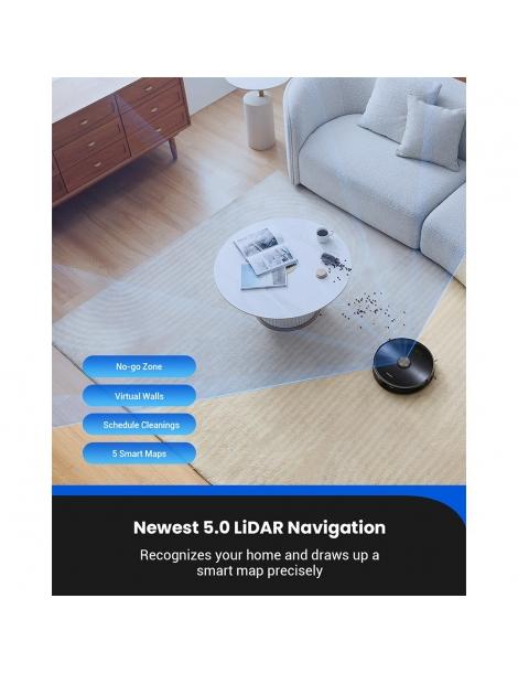 Proscenic M9 Aspirapolvere robot aspirazione da 4500Pa Navigazione LiDAR Svuotamento Automatico Sottocosto