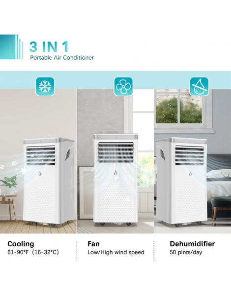 LUKO A011D1-7K 3 in 1 condizionatore d'aria portatile deumidificatore 7000BTU capacità di raffreddamento Novità