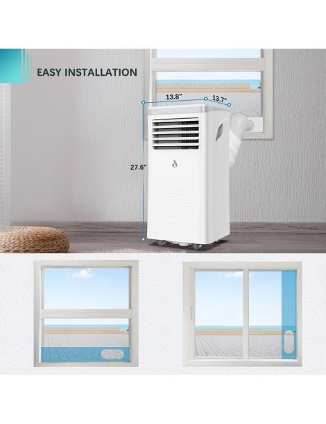 LUKO A011D1-7K 3 in 1 condizionatore d'aria portatile deumidificatore 7000BTU capacità di raffreddamento Novità