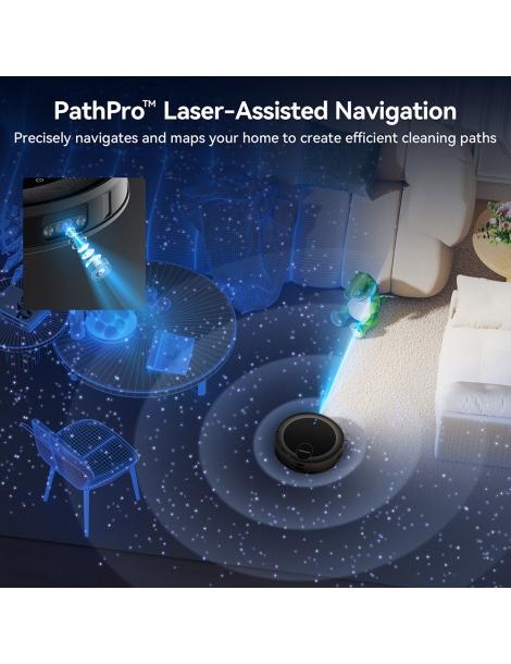 Proscenic X1S Aspirapolvere robot aspirazione 3000Pa Navigazione laser PathPro- Nero Sconto