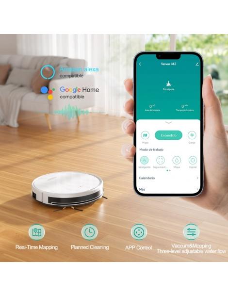 Tesvor M2 Robot Aspirapolvere con Funzione Mop Aspirazione 6000Pa Saldi