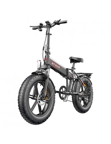 ENGWE EP-2 Pro 20 Pollici Bicicletta Elettrica Pieghevole con Pneumatici Grassi 750W Motore 48V 13Ah LG 2022 Versione –Nero Moda