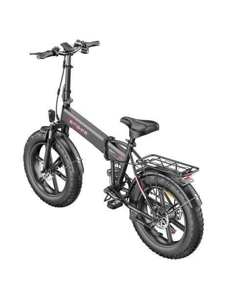 ENGWE EP-2 Pro 20 Pollici Bicicletta Elettrica Pieghevole con Pneumatici Grassi 750W Motore 48V 13Ah LG 2022 Versione –Nero Moda