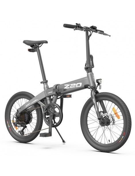 HIMO Z20 Max 20" Pneumatici Bici Elettrica Pieghevole Bici da città 250W Motore 36V 10Ah Batteria - Grigio Consegna Veloce