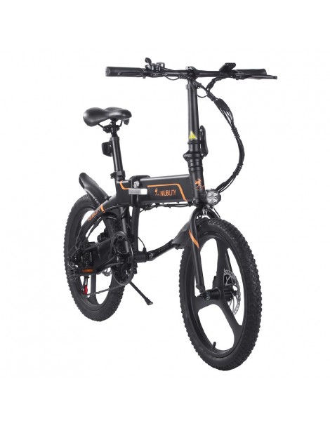 Niubility B20 20 Inch Bicicletta elettrica pieghevole 350W Motore 42V 10.4 Ah Batteria – Nero Promozione Limitata