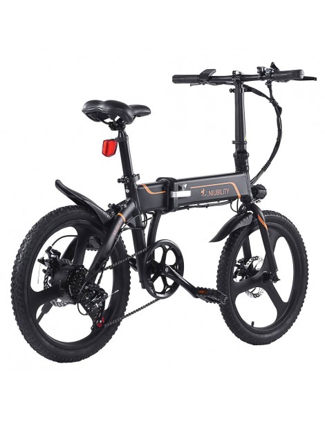 Niubility B20 20 Inch Bicicletta elettrica pieghevole 350W Motore 42V 10.4 Ah Batteria – Nero Promozione Limitata