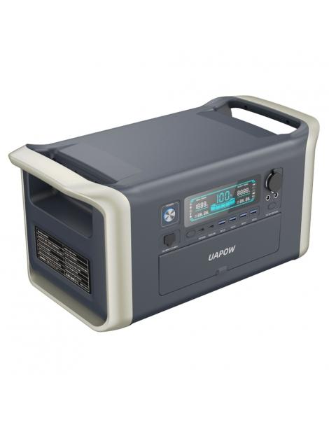 UAPOW Apower1000 Stazione di alimentazione portatile generatore solare LiFePO4 da 1024Wh uscita CA 1800W ricarica PD 100W Online