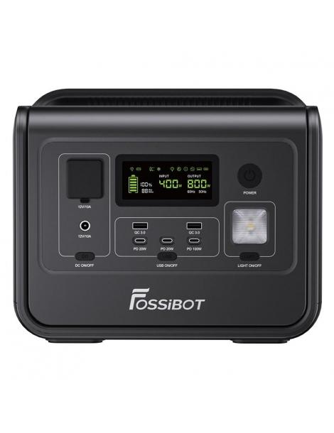 FOSSiBOT F800 Generatore Portatile Generatore Solare LiFePO4 da 512Wh - Nero Hotsell