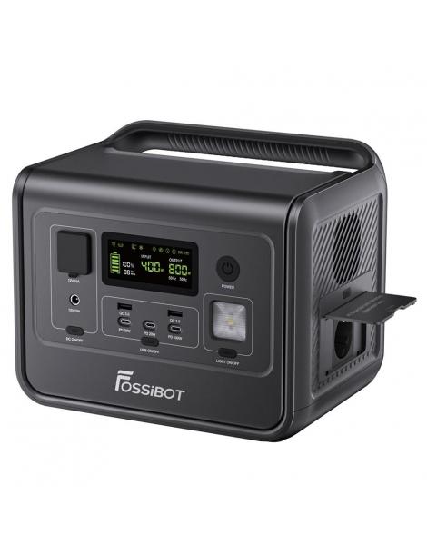 FOSSiBOT F800 Generatore Portatile Generatore Solare LiFePO4 da 512Wh - Nero Hotsell