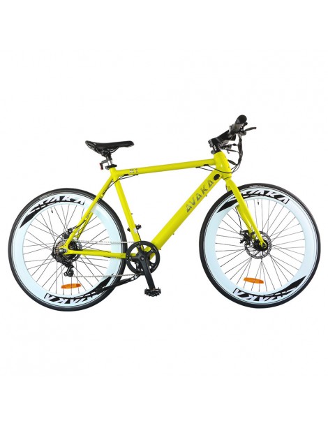 AVAKA R1 Bicicletta elettrica 250W Motore Batteria 9Ah- Verde