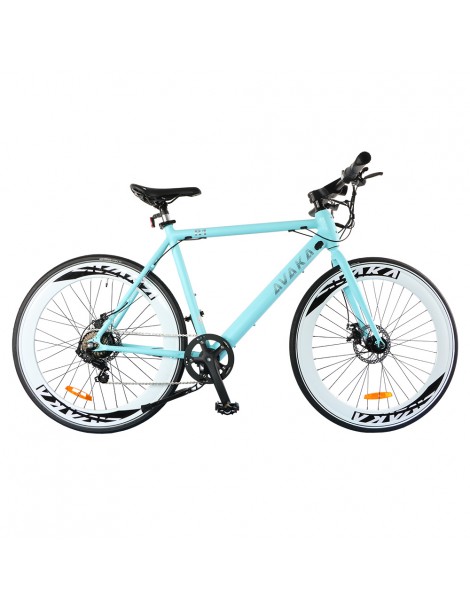AVAKA R1 Bicicletta elettrica 250W Motore Batteria 9Ah- Blu opaco