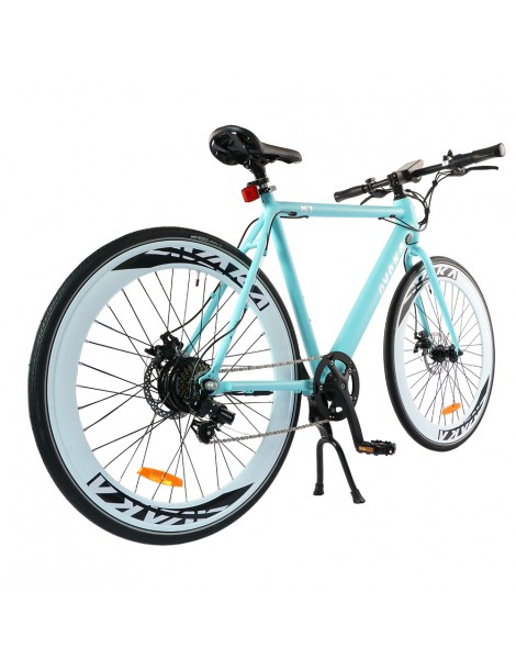 AVAKA R1 Bicicletta elettrica 250W Motore Batteria 9Ah- Blu opaco Vendite Flash